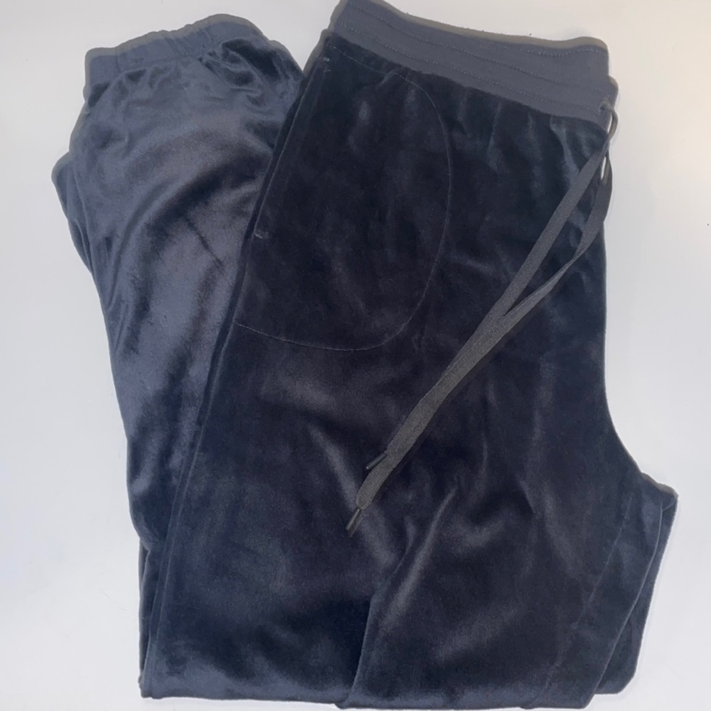 Secret Treasures BlueGrey Velvet Sweatpants